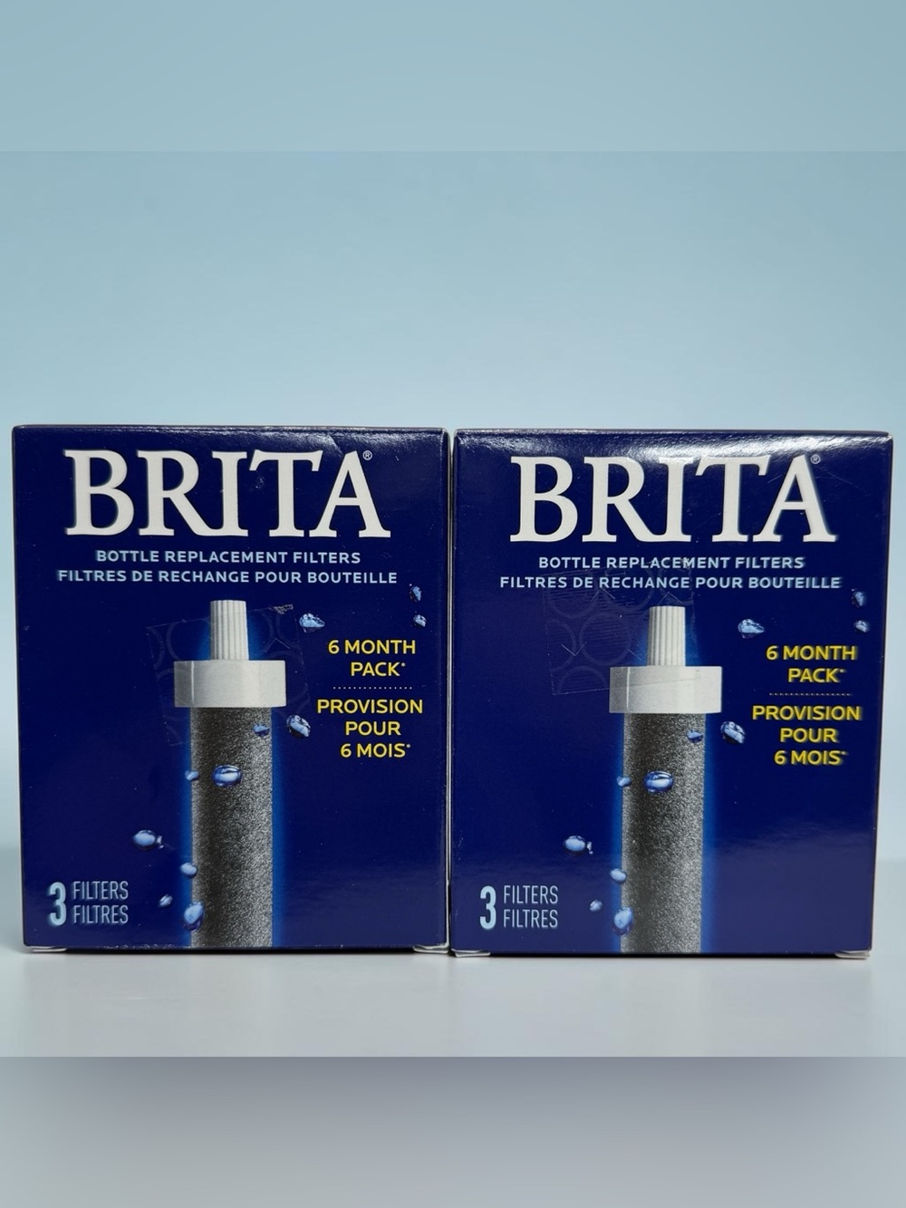 Brita Water Bottle Replacement Filters BPA-Free 6 Pack 40 Gallon 2 Month